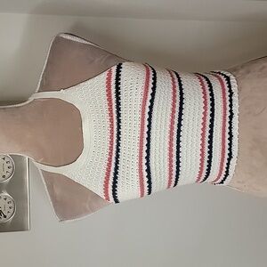 Ten Sixty Sherman Knit Boho Halter Top, Size S, NEW with Tags